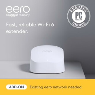 Eero Wi-Fi 6 extender with PCMag Readers' Choice award.