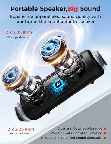 Bluetooth Speaker with HD Sound