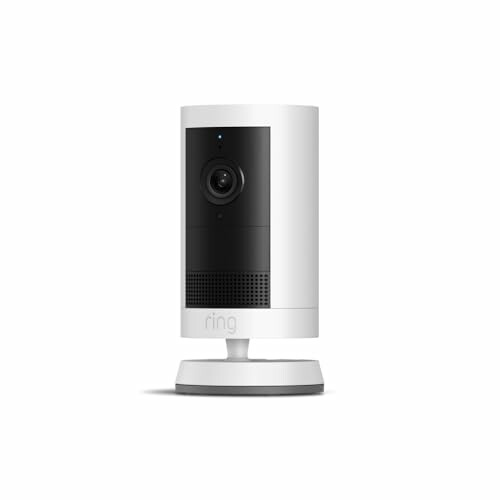 Ring security camera on a white background